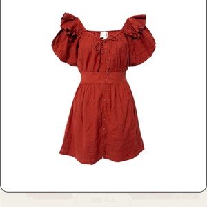 Cleobella Tana Mini Dress - Brick